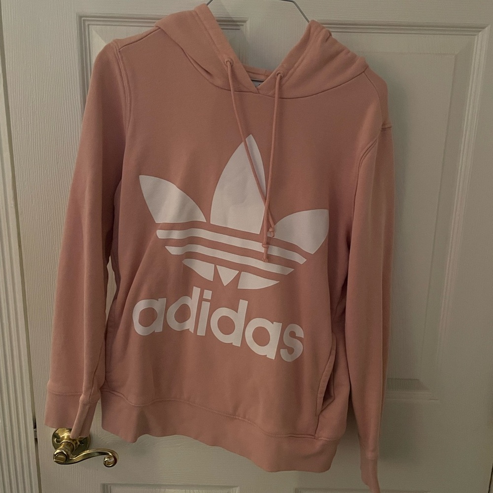 Adidas Women's Pink Hoodie